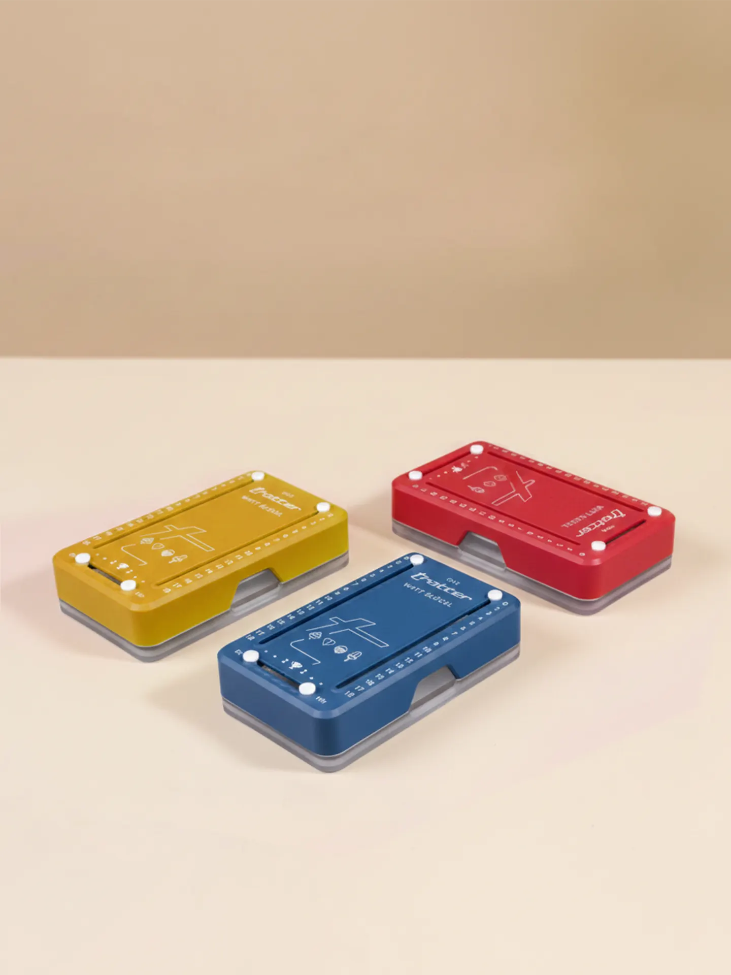 Wattbloeckl mit verschiedenen Farben 